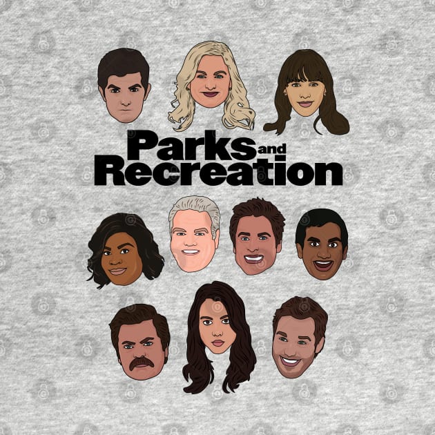 Parks & Recreation Crew by emilybr0